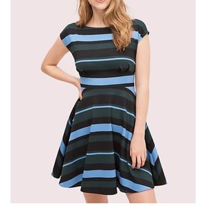 EUC Kate Spade Fiorella Stripe Ponte Dress
